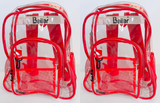 Clear Backpack 2 reds