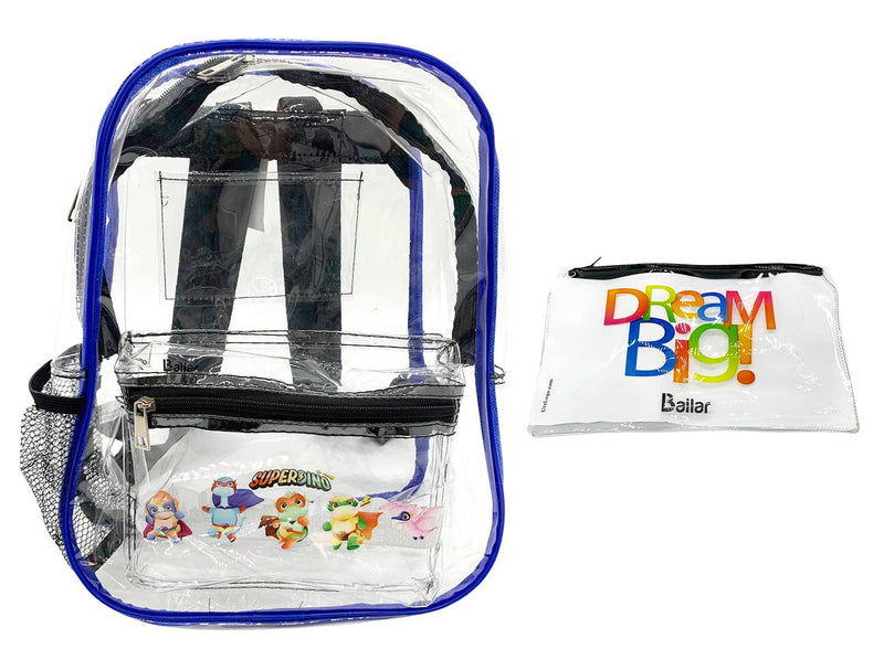 clear backpack for school